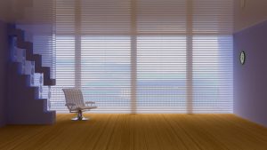 empty front room with window