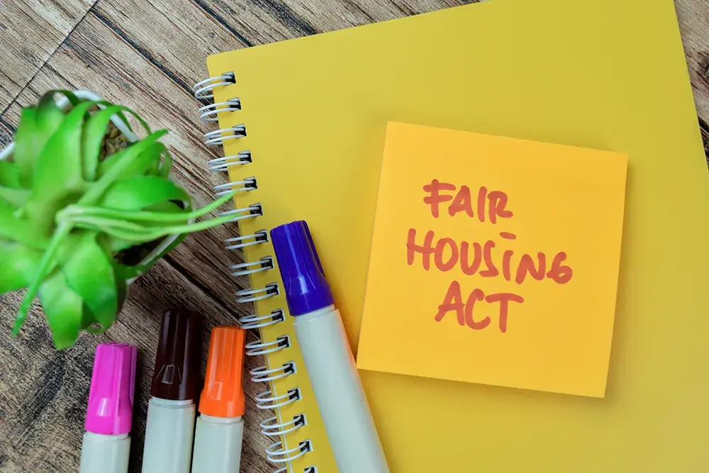 Property managers comply with the Fair Housing Act.