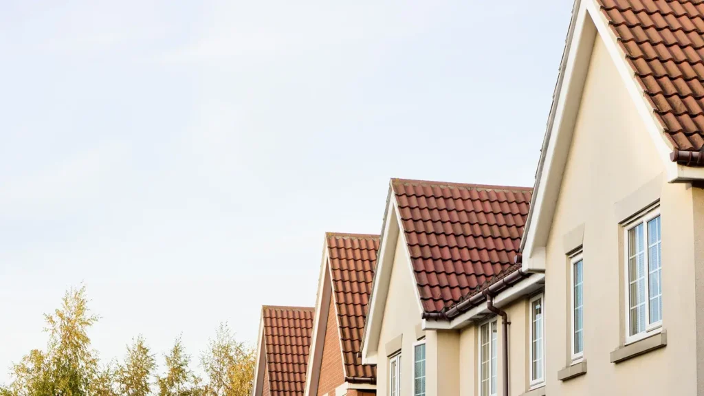 Rooftops of houses